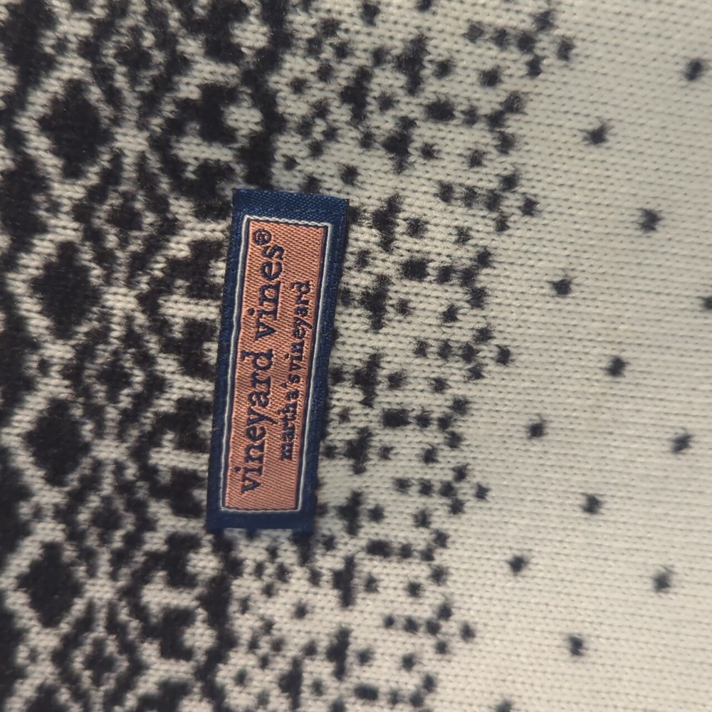 Vineyard Vines Fair Isle Fleece Funnel Neck Pullover NWOT - Picture 2 of 6